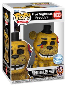 FNAF 10th Withered Golden Freddy